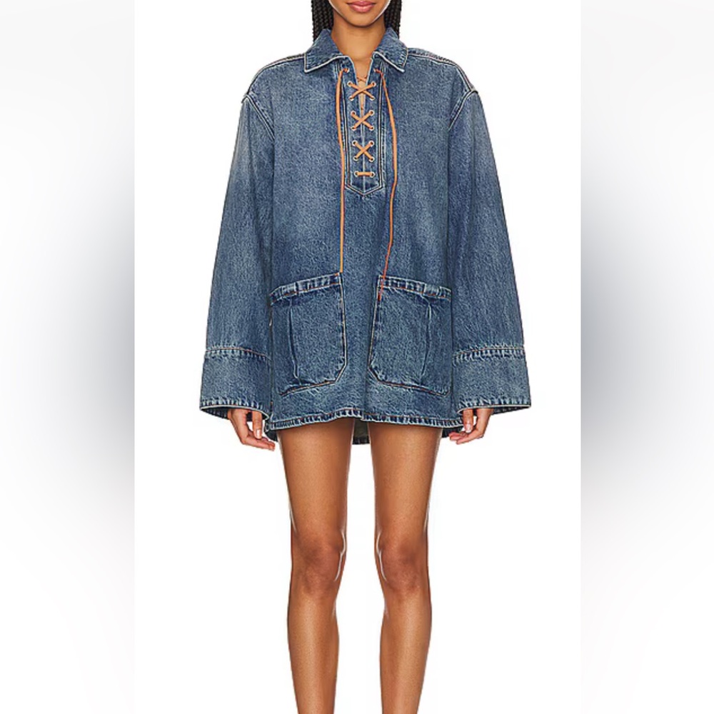 GRLFRND Marisa Laced Tunic Dress